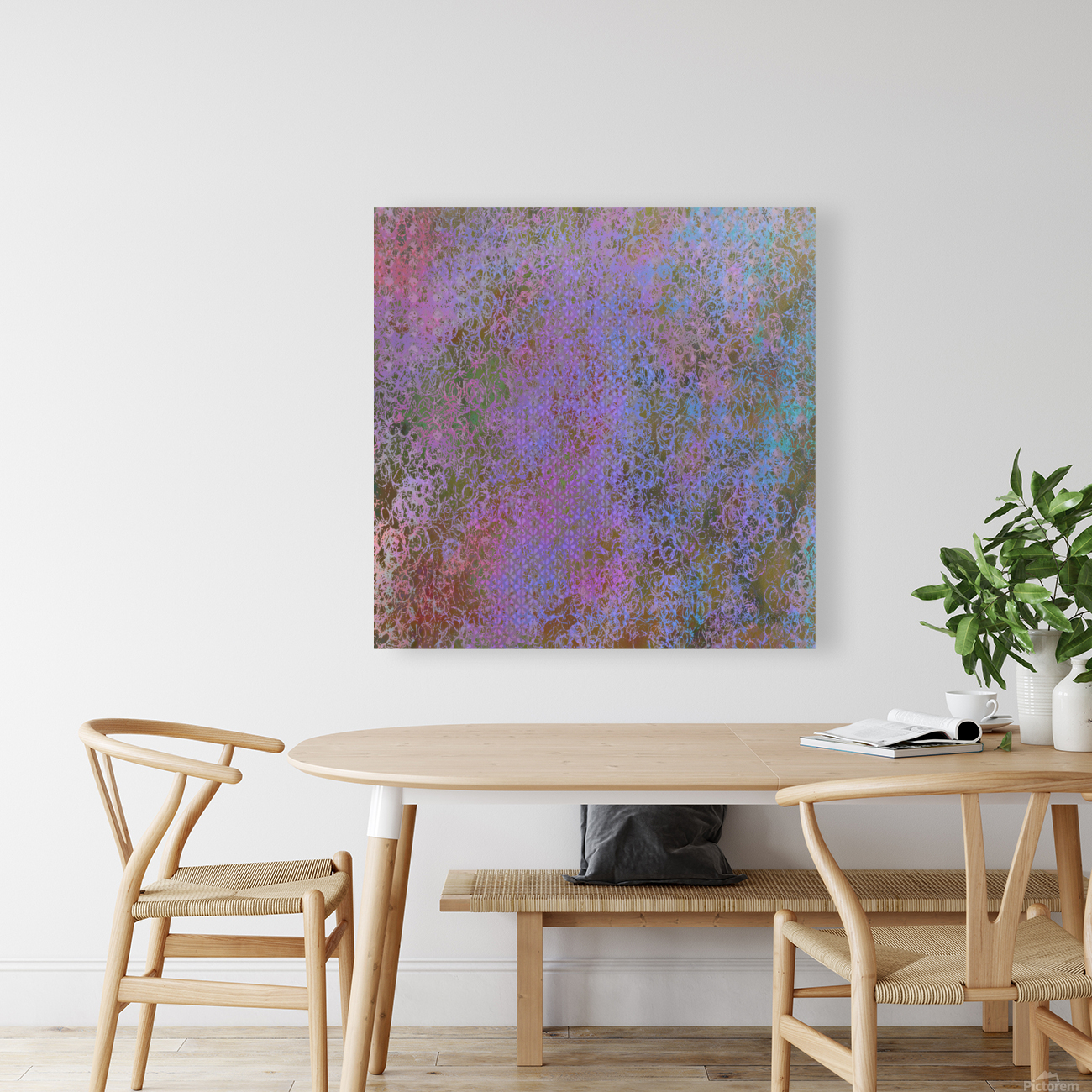 Purple Abstract Reproduction