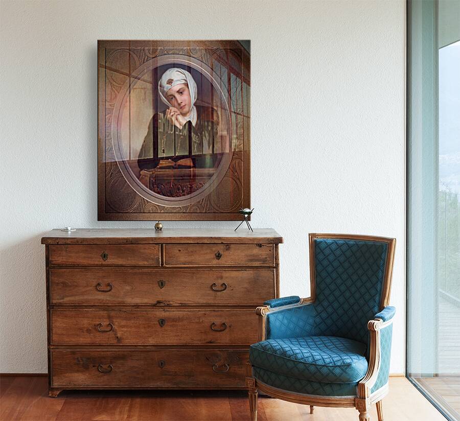 Lost in Thought by Henry Guillaume Schlesinger Remastered Xzendor7 Classical Fine Art Old Masters Reproductions Reproduction