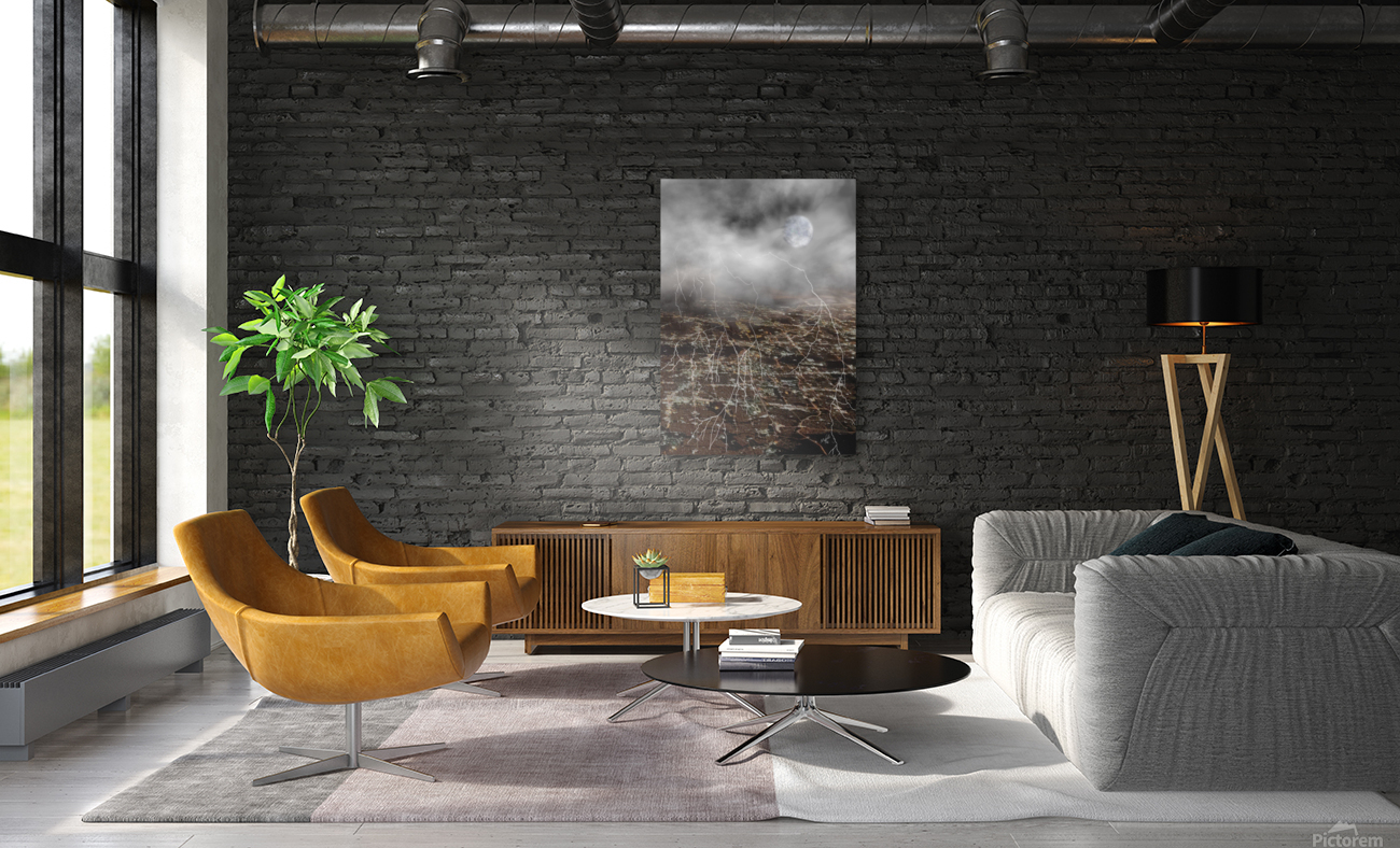 Lightning Over Alvarado Reproduction