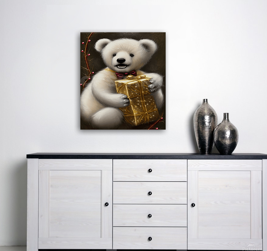 Fantasy Fluffy Tiny Polar Teddy Bear Reproduction