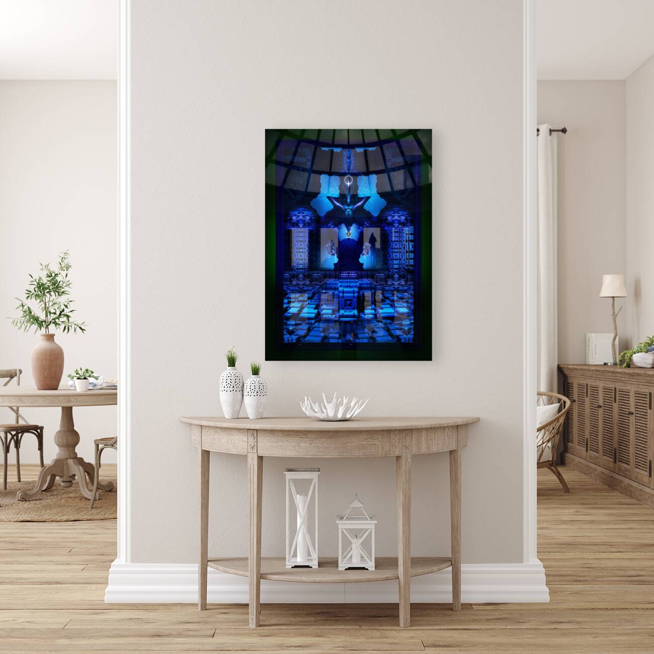 The Chamber Of Talidos by Xzendor7 3D Fractal Geometric Fantasy Art Reproduction