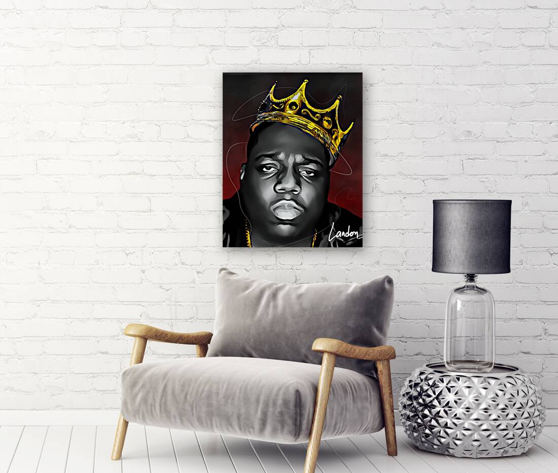 NOTORIOUS BIG by Landon Wall Art