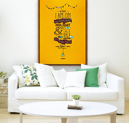 I am on Holiday Reproduction