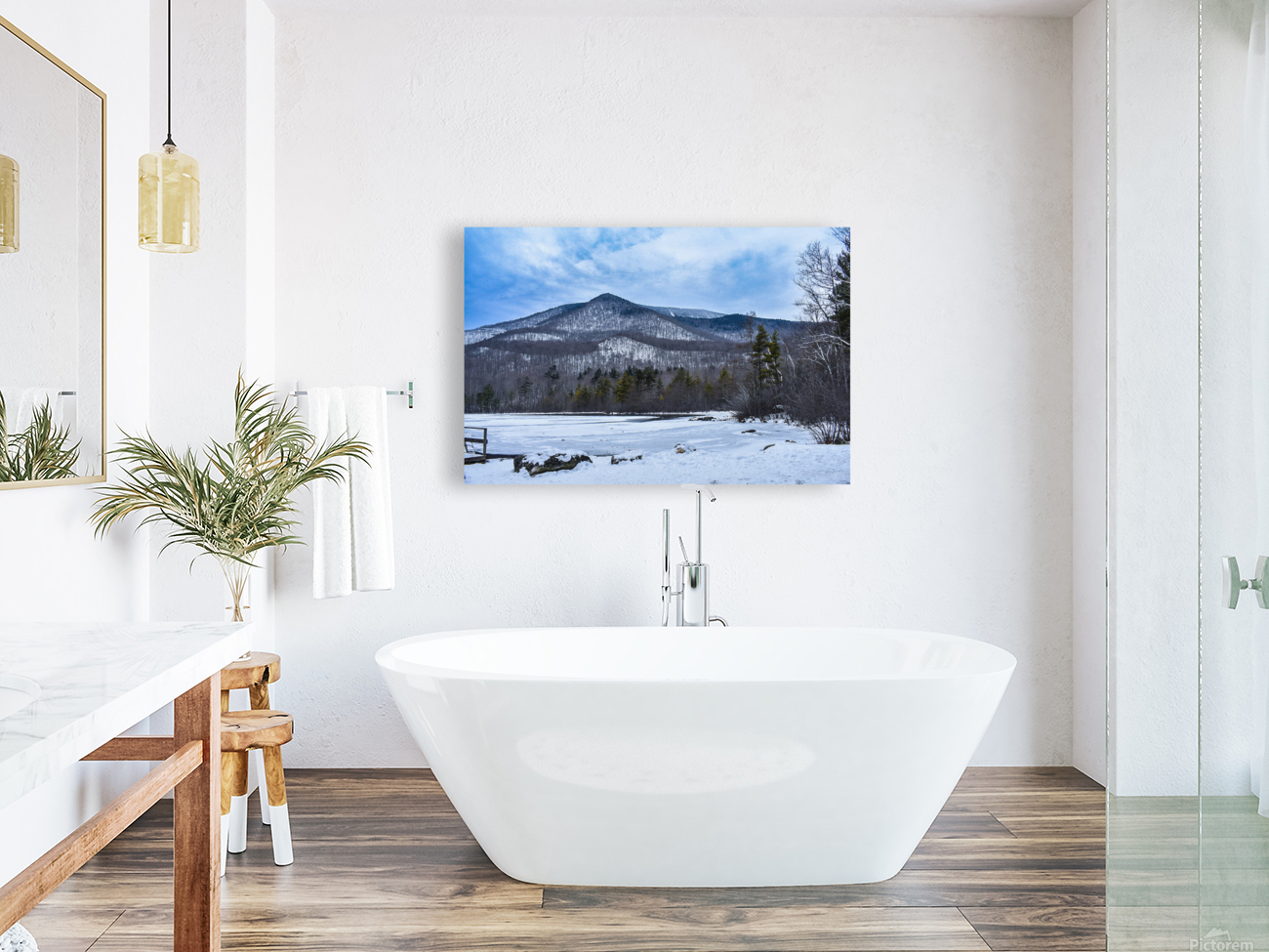 24 Winter at Equinox Mountain Reproduction