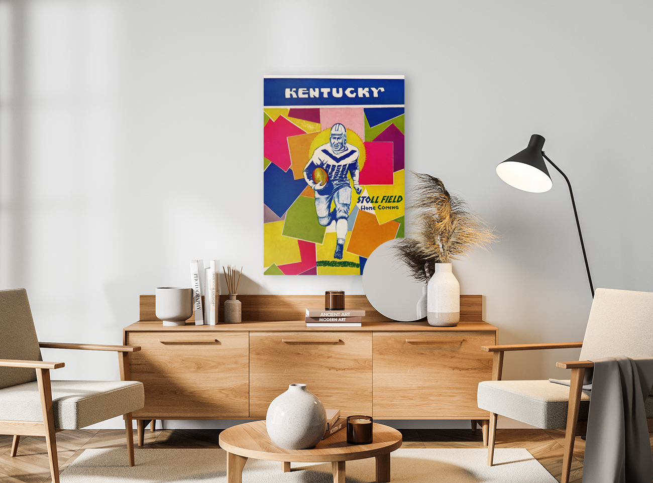1932 kentucky football art remix Reproduction