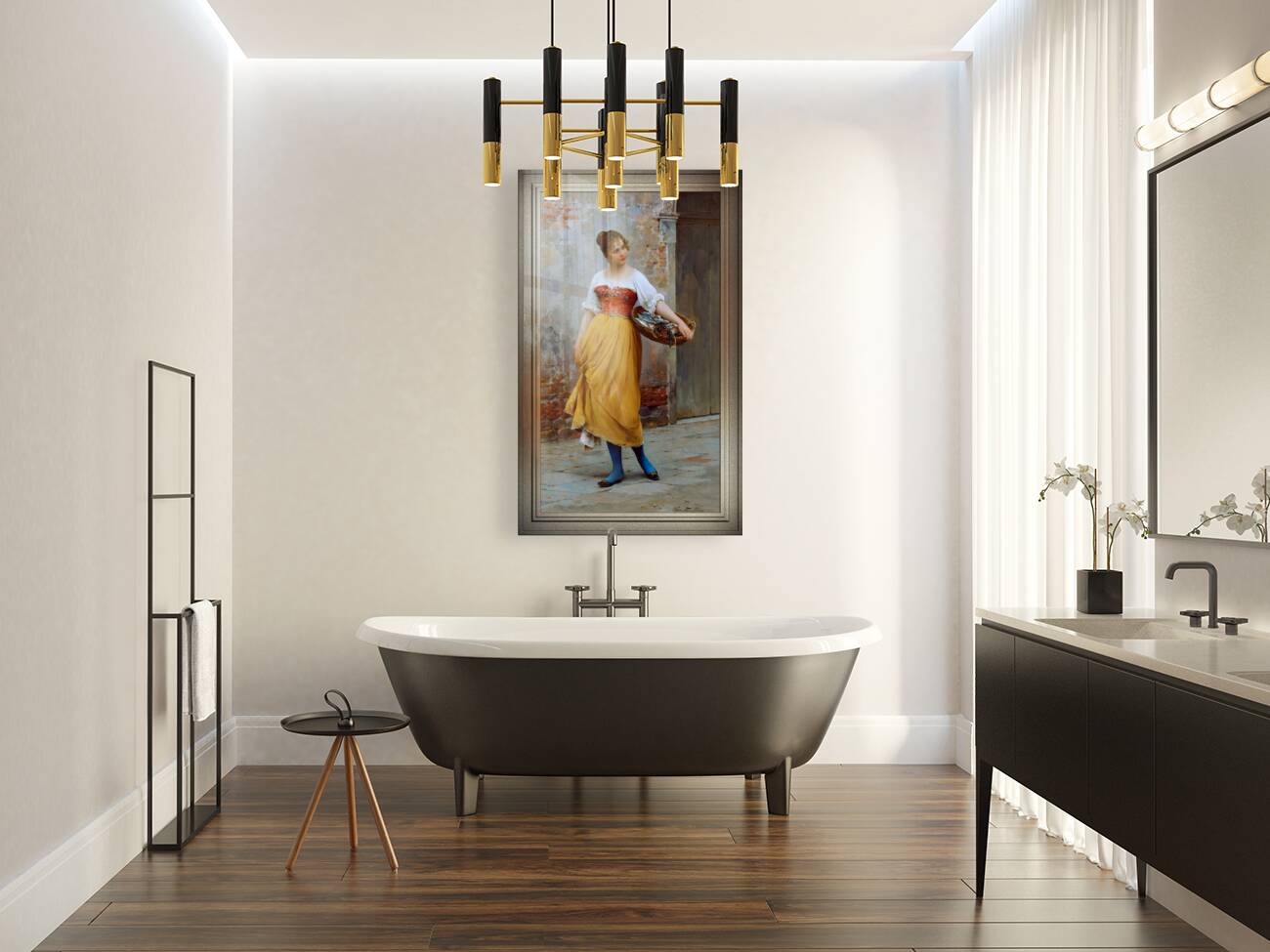 A Good Catch by Eugen von Blaas Remastered Xzendor7 Classical Fine Art Old Masters Reproductions Reproduction