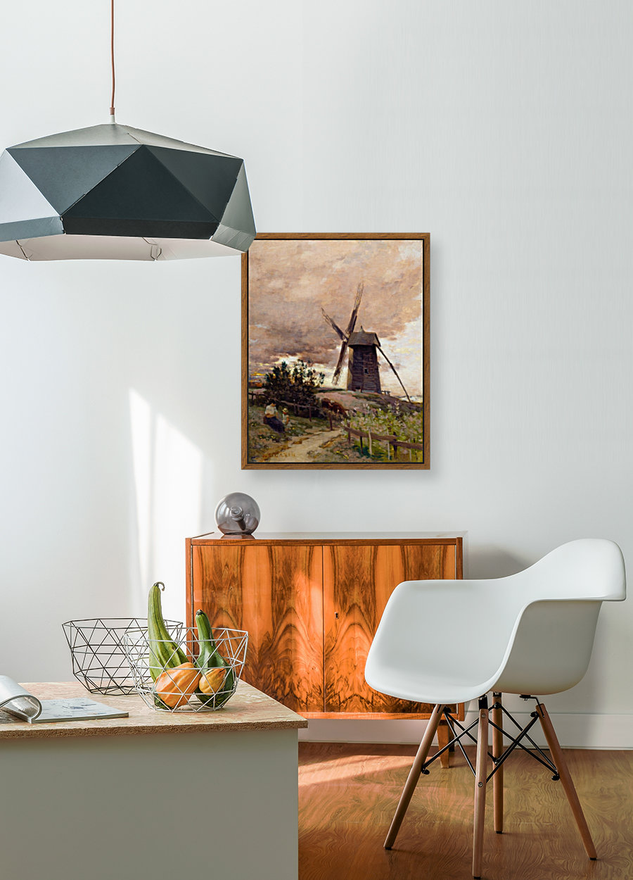 Windmill in the wind Reproduction