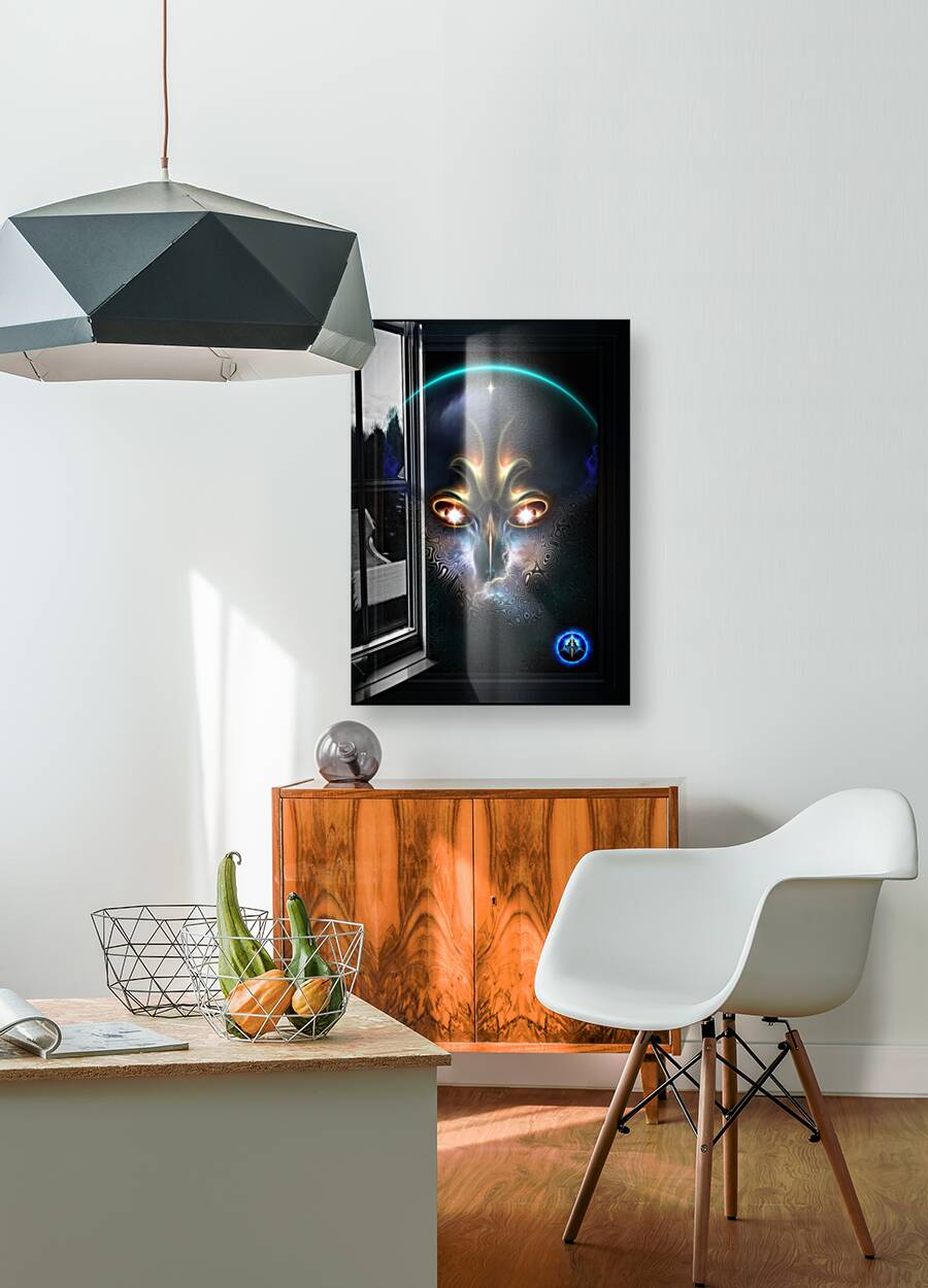 Power Of Elvgren The All Seeing Fractal Art Composition  by Xzendor7 Reproduction