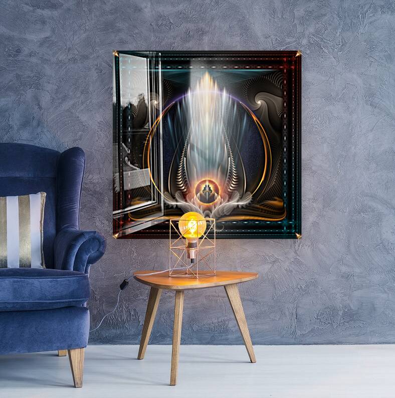 Imperial View Fractal Art Composition by Xzendor7 Reproduction