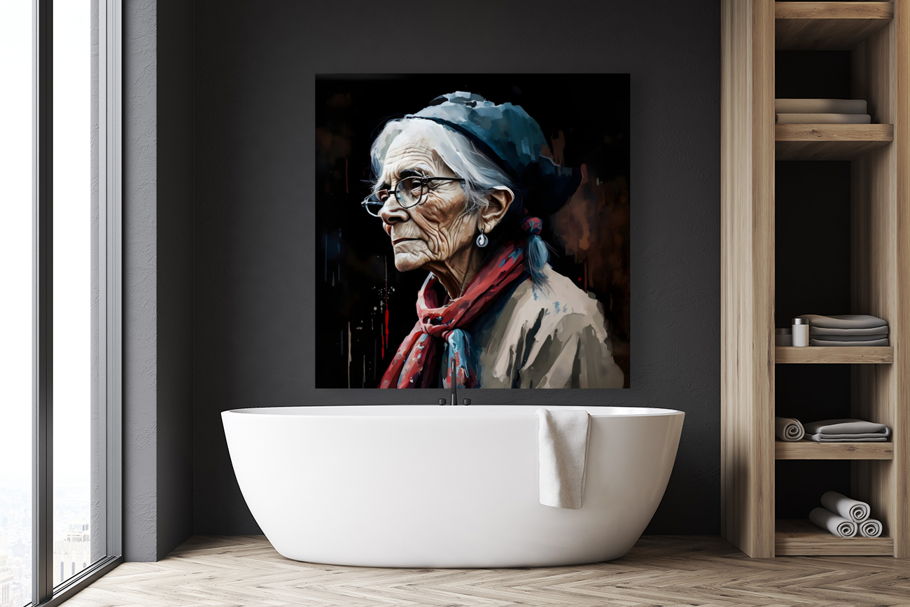 Wild West old woman no.5 Reproduction
