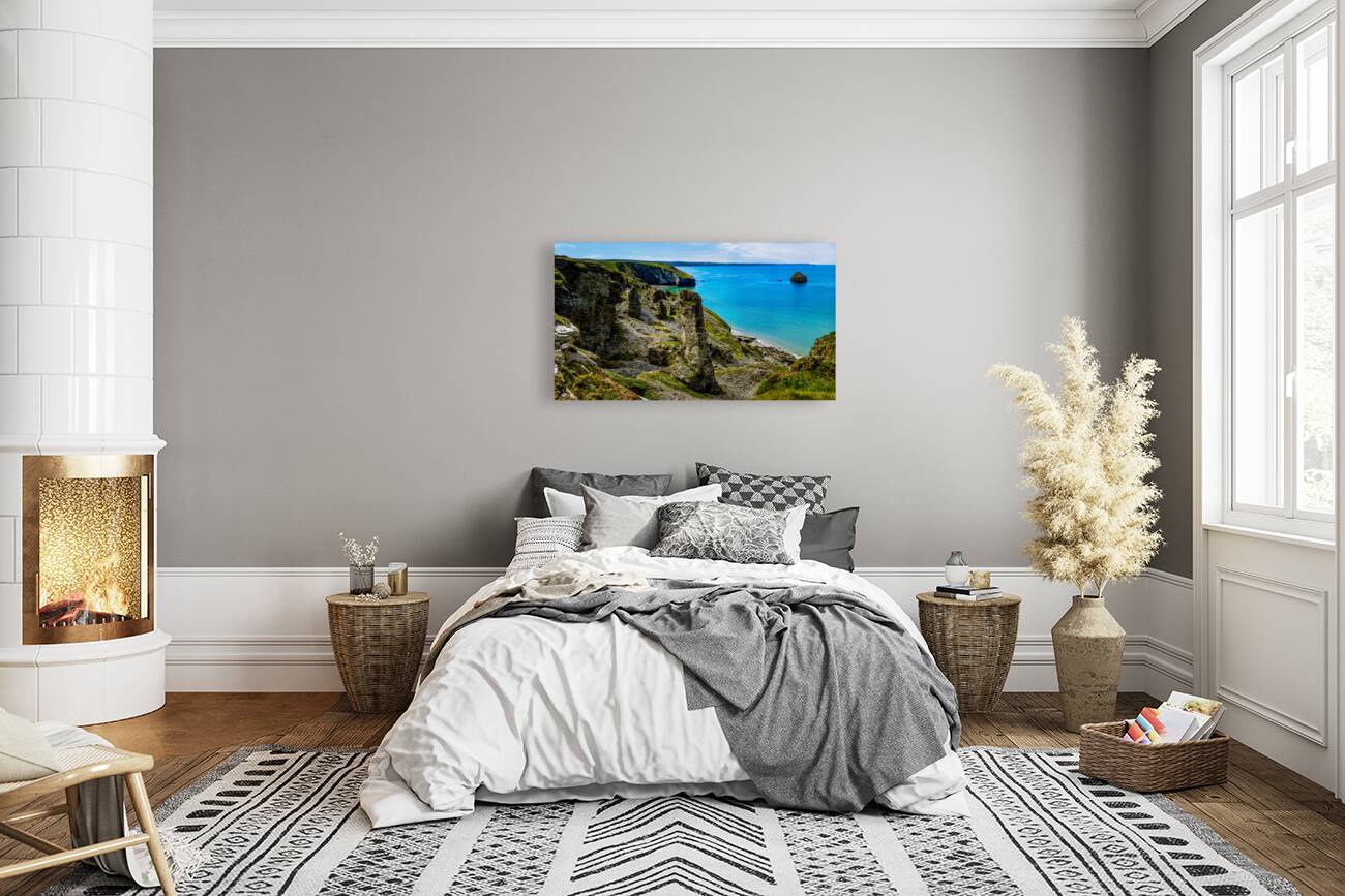 Rugged Beauty: Exploring the Stacks of Tintagel and Trebarwith Beach Reproduction