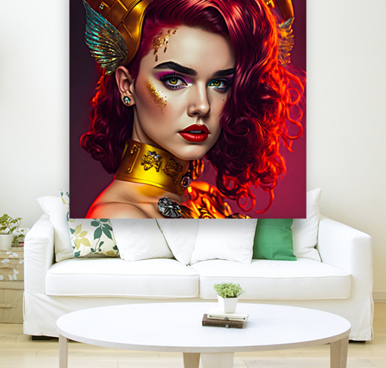 Girl pin up no.10 Reproduction