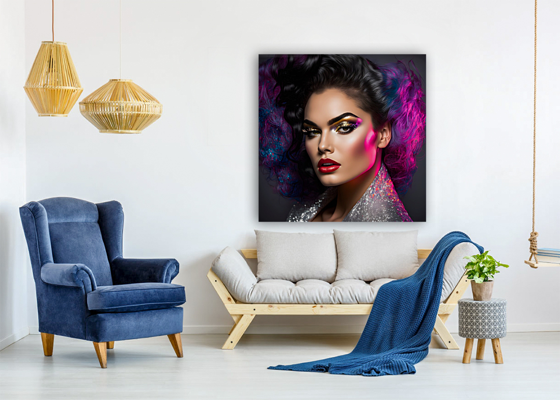 Girl pin up no.18 Reproduction