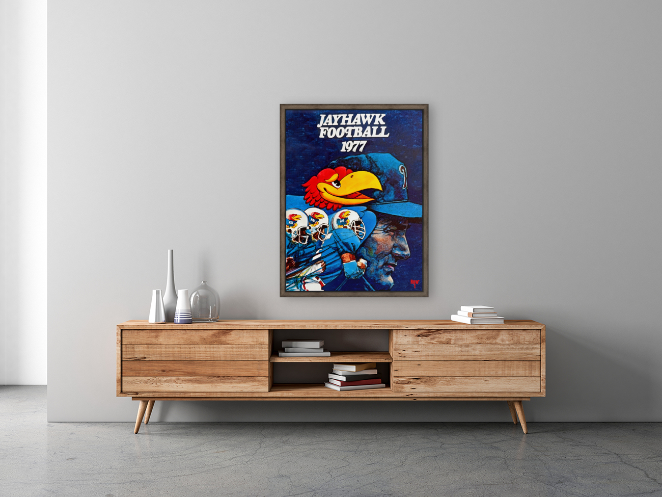 1977 Kansas Jayhawks Football Reproduction