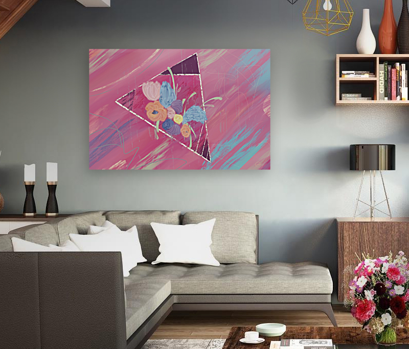 Beauty For Ashes Abstract Print Reproduction