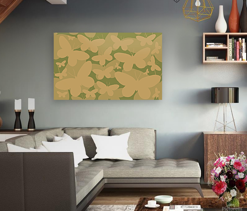 Yellow Butterflies Reproduction