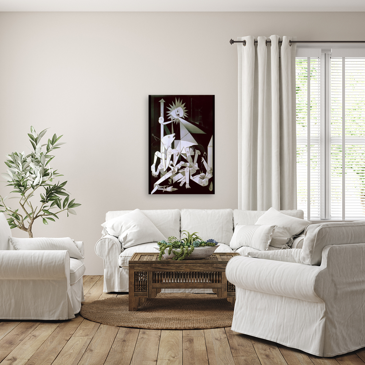 Inspired By Guernica Reproduction