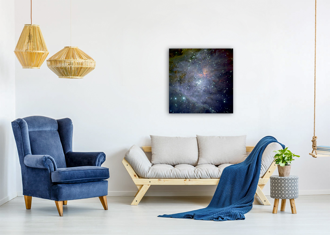 Central Region of Orion Nebula Reproduction