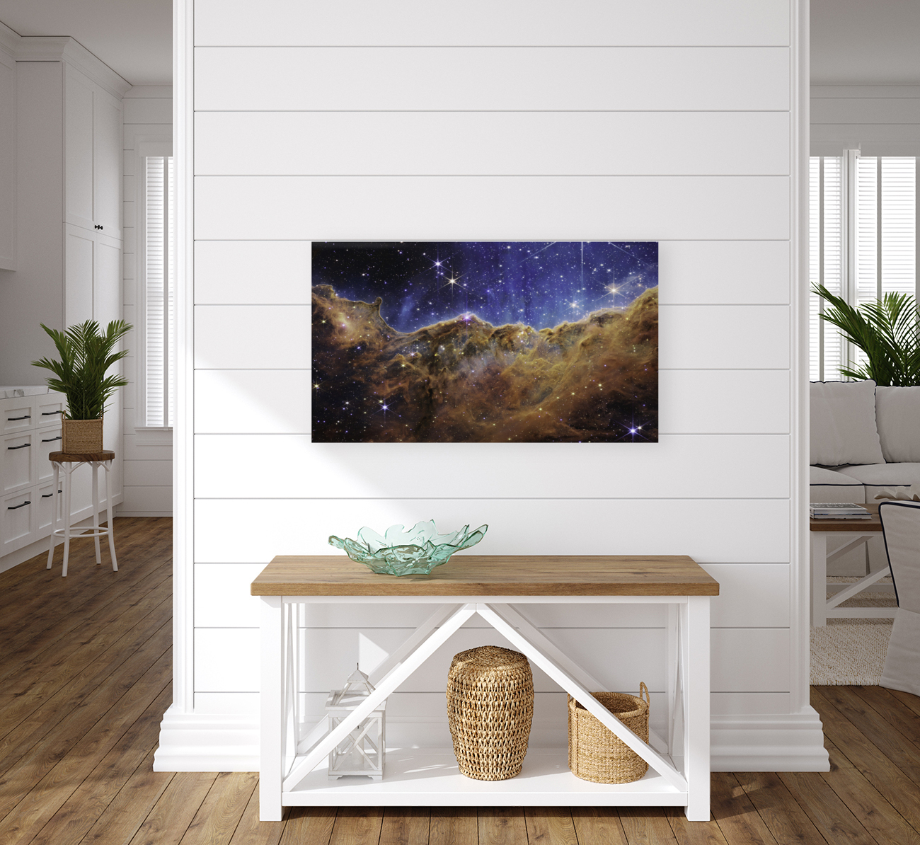 Cosmic Cliffs” in the Carina Nebula NIRCam Imag Reproduction