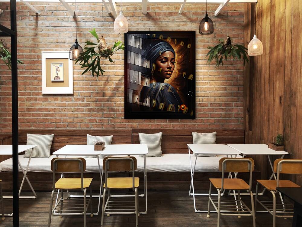 Portrait Of Xzandia Beautiful AI Concept Art by Xzendor7 Reproduction