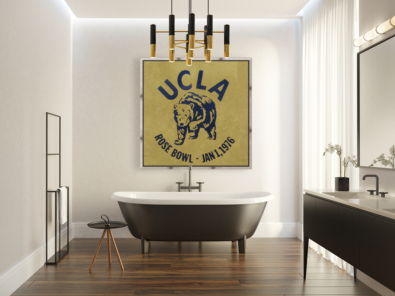 1976 UCLA Bruins Rose Bowl Art Reproduction