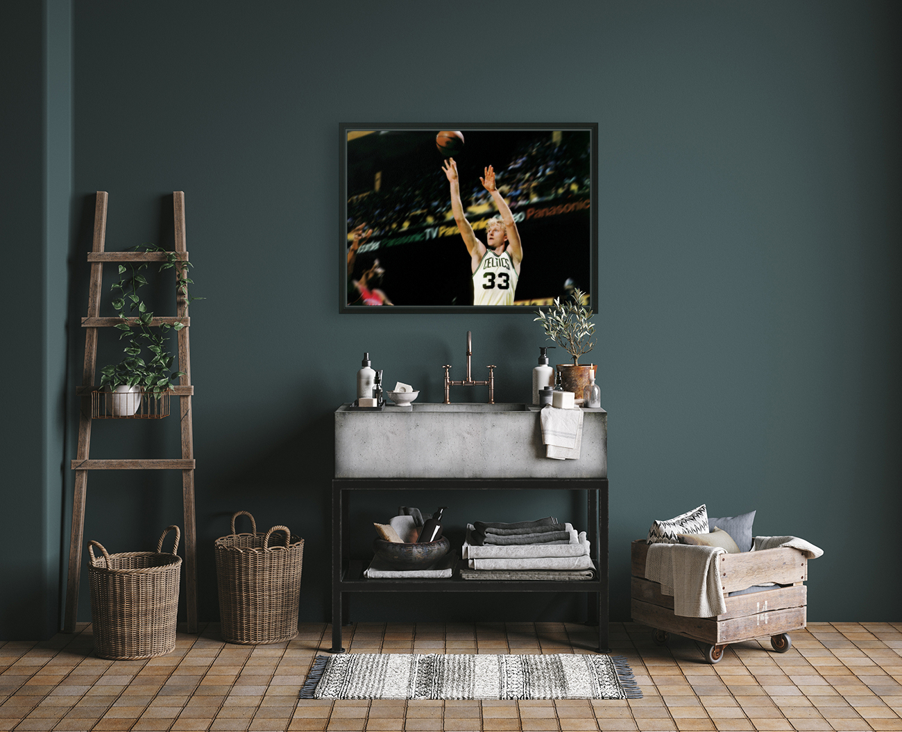 1981 Larry Bird Jumper Reproduction