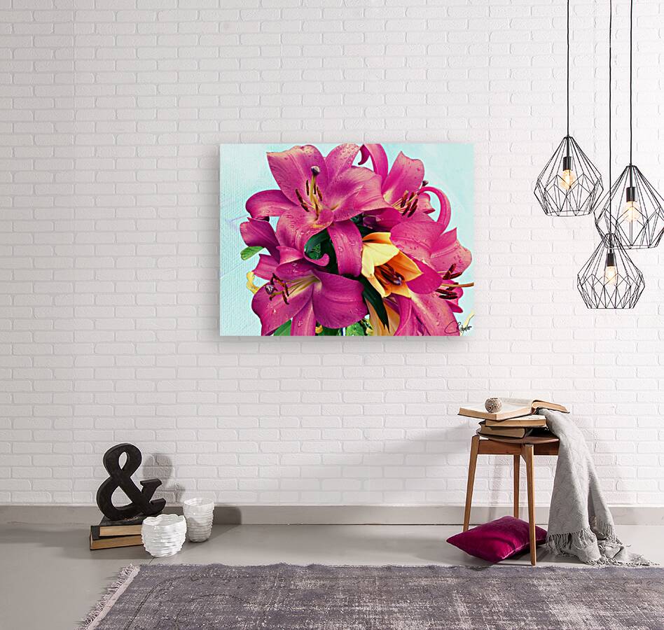  Vibrant lilies Reproduction