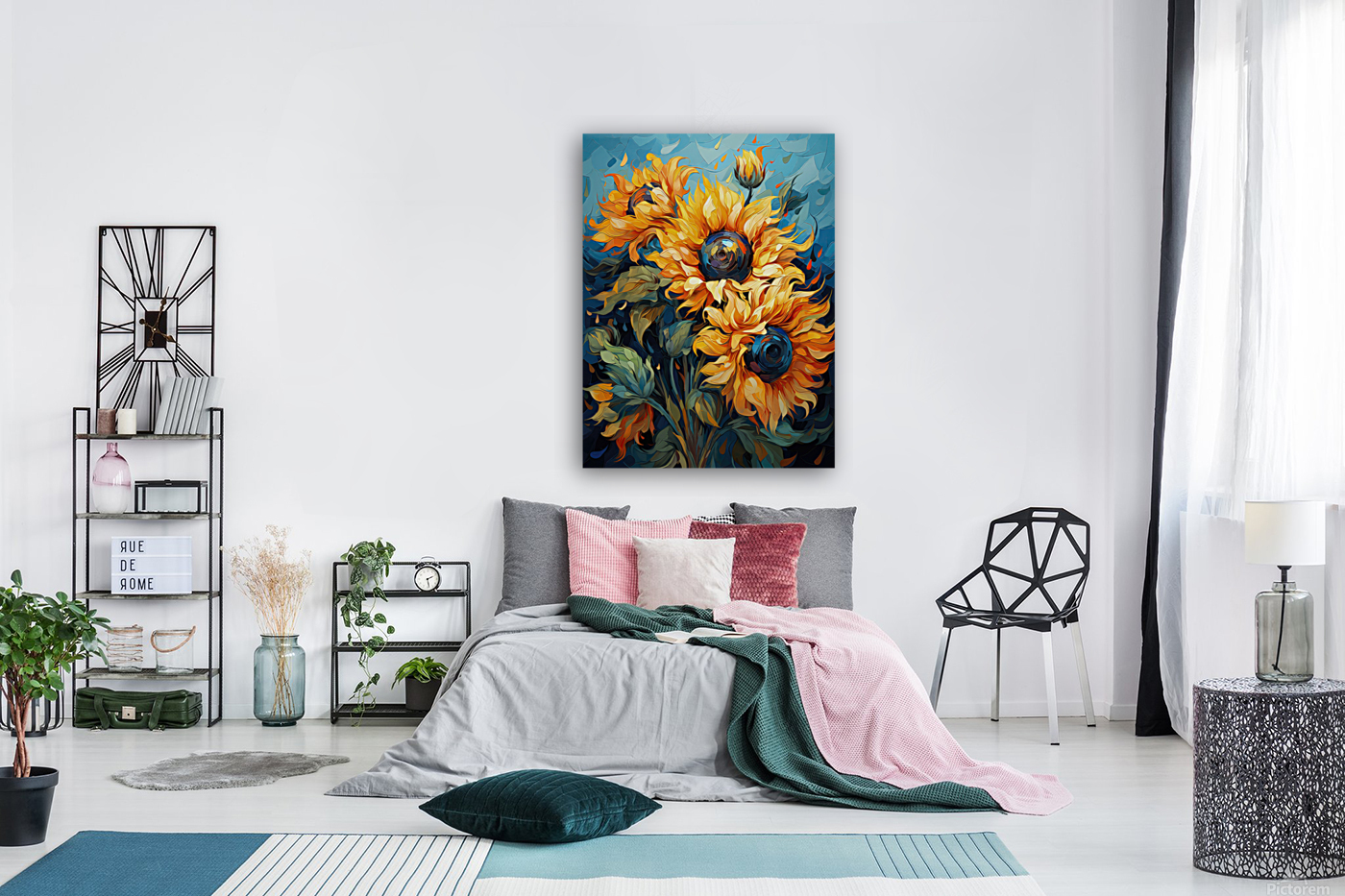 Lilting Lullaby: Vibrant Visions Reproduction