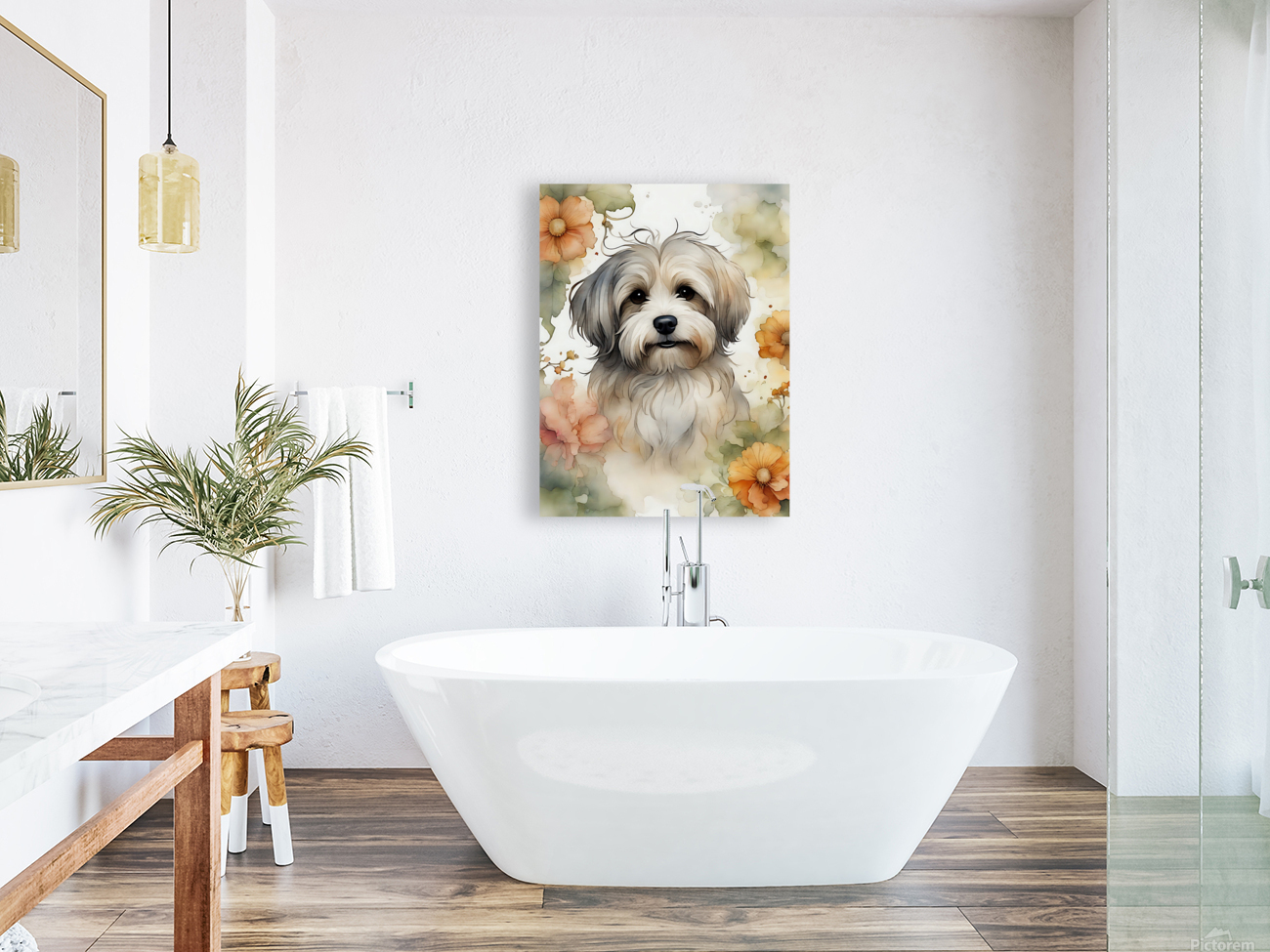 Cute Havanese Dog 1 Reproduction