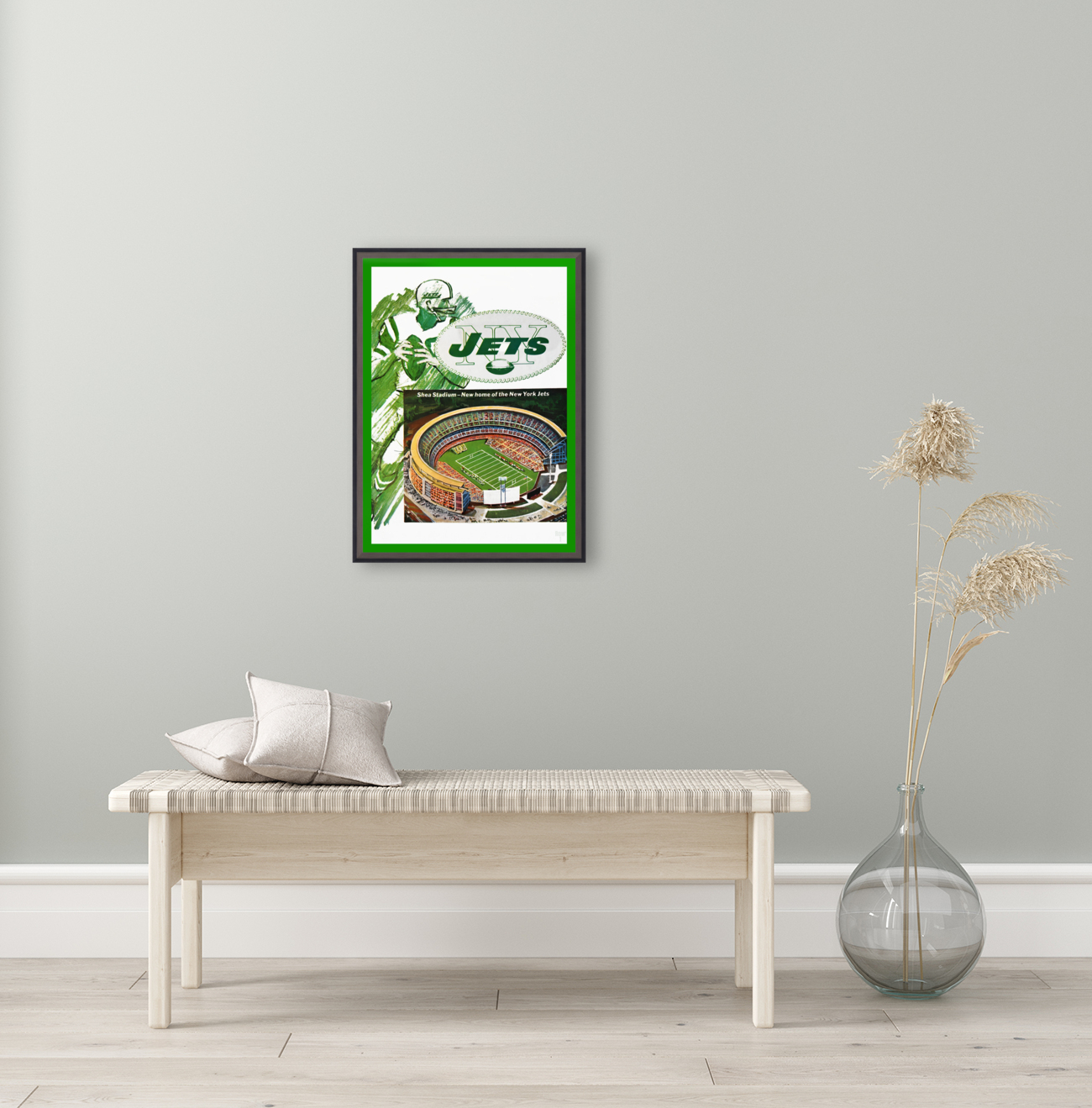 1964 New York Jets Remix Art Reproduction