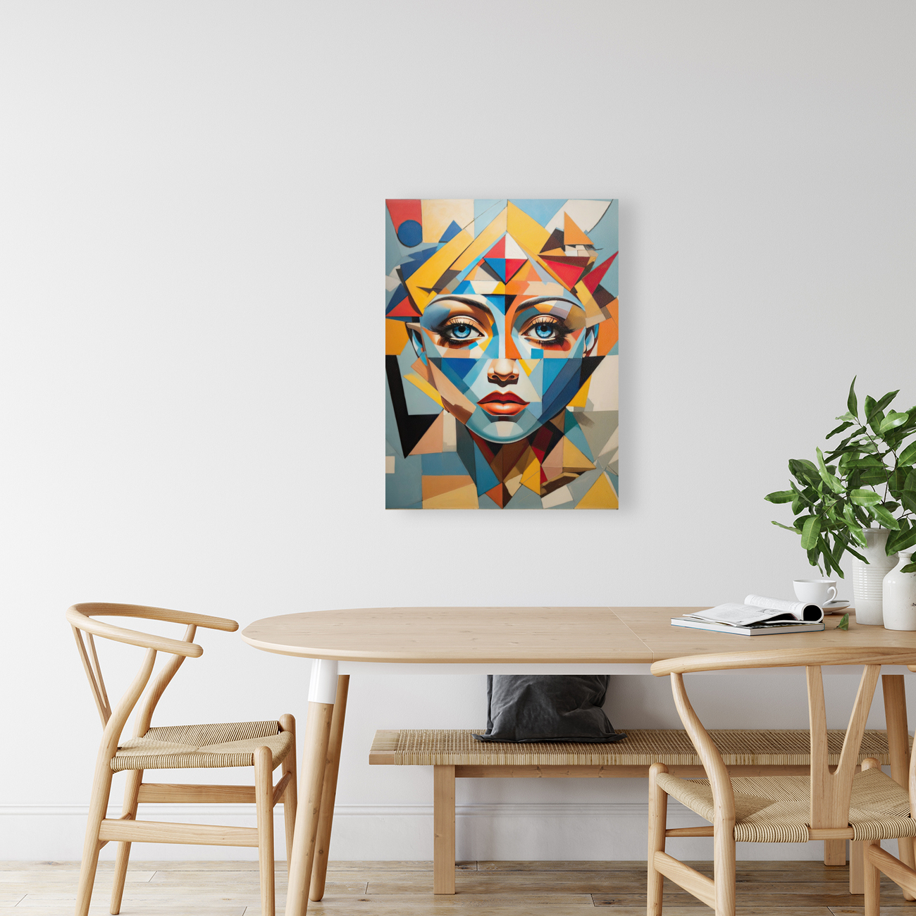 Geometric Deconstruction Dynamic art Reproduction