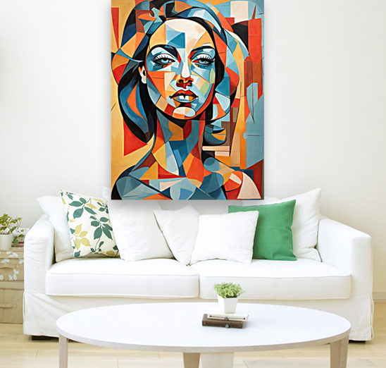 Picasso-esque Portraiture Creative art Reproduction