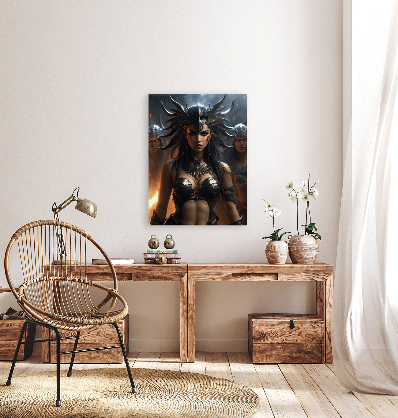 Ultra-Realistic Fantasy Female Warrior Reproduction