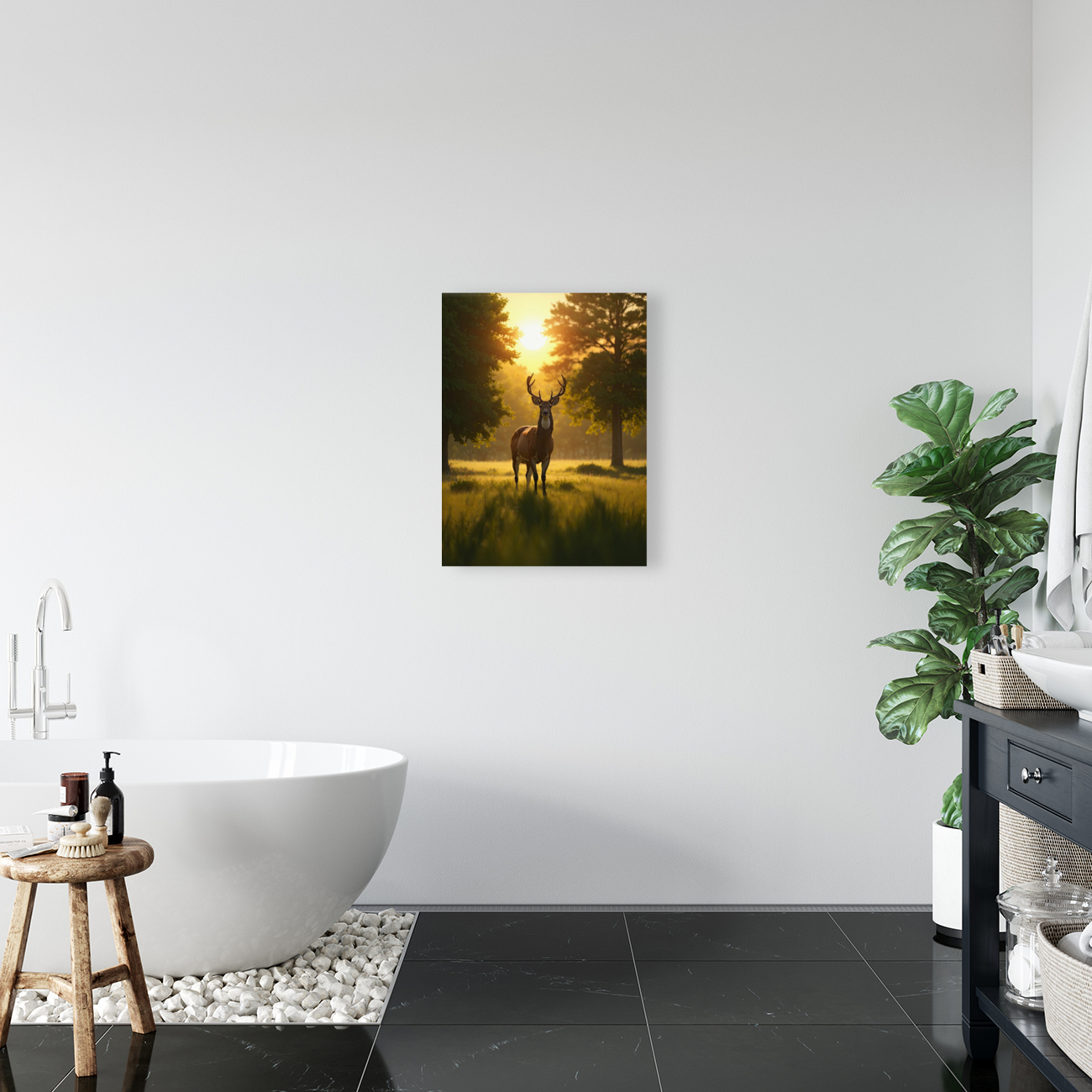 Photorealistic Deer Environment Reproduction