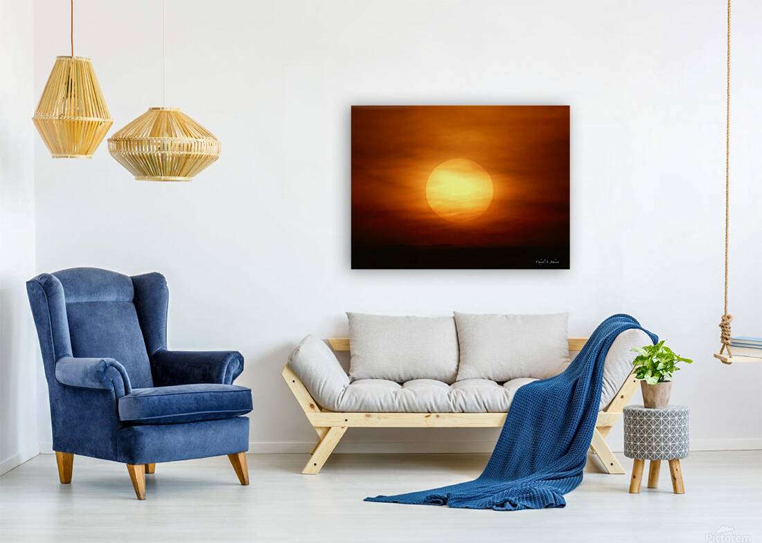 Sunset ~ Gun Lake 7-19-23 ~ 1 Reproduction