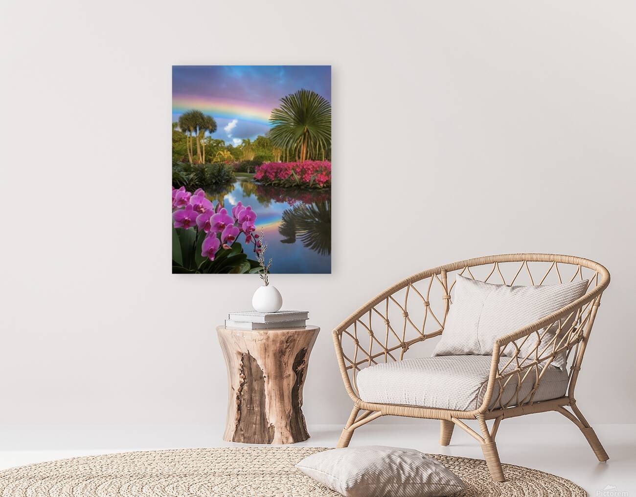 Naples Botanical Gardens Rainbow Sky Reproduction