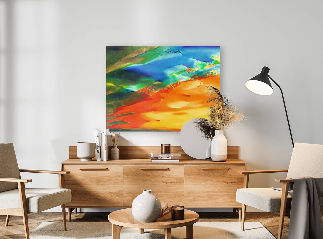 Sunset Pixel Art Reproduction