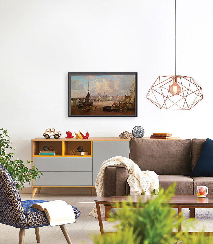 The Mayors Barge on The Tyne Reproduction