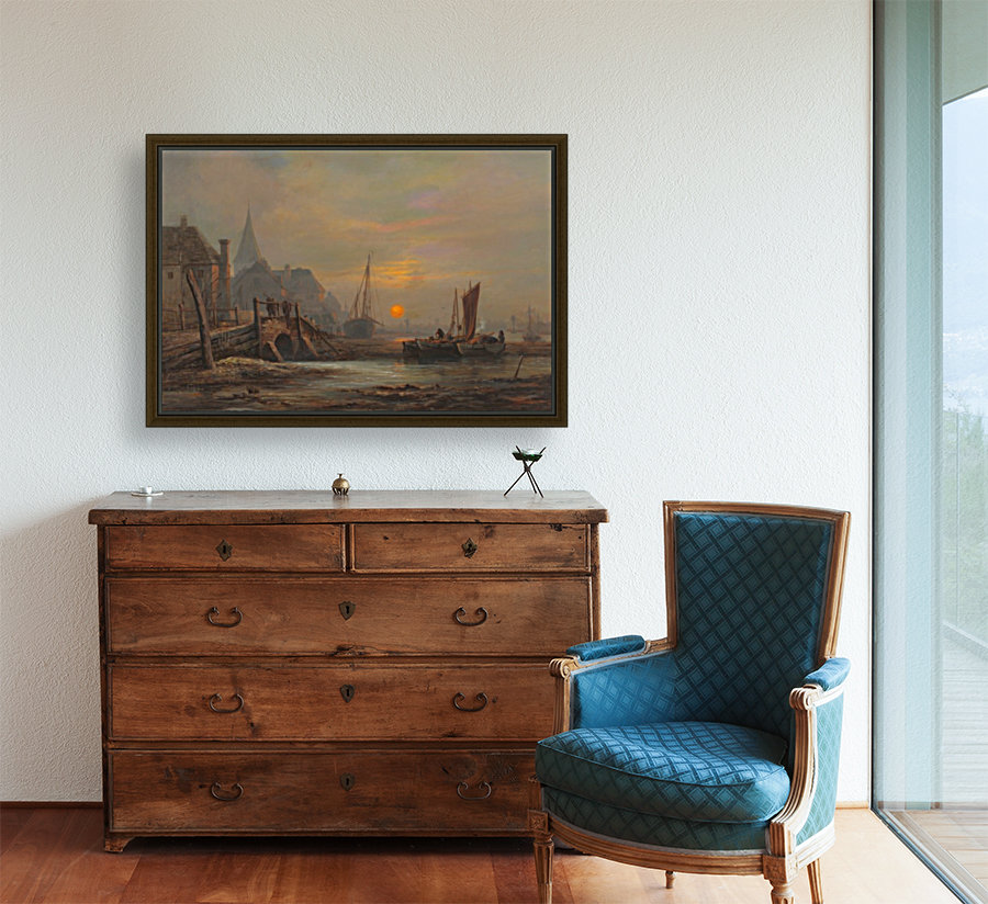 Preparation of fishing boats, Low Countries Reproduction