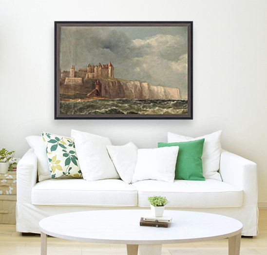 A castle on a clif Reproduction