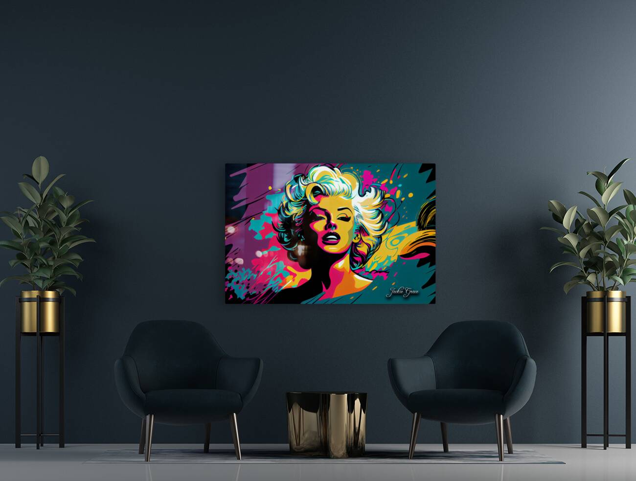 Marylynn PopArt Reproduction