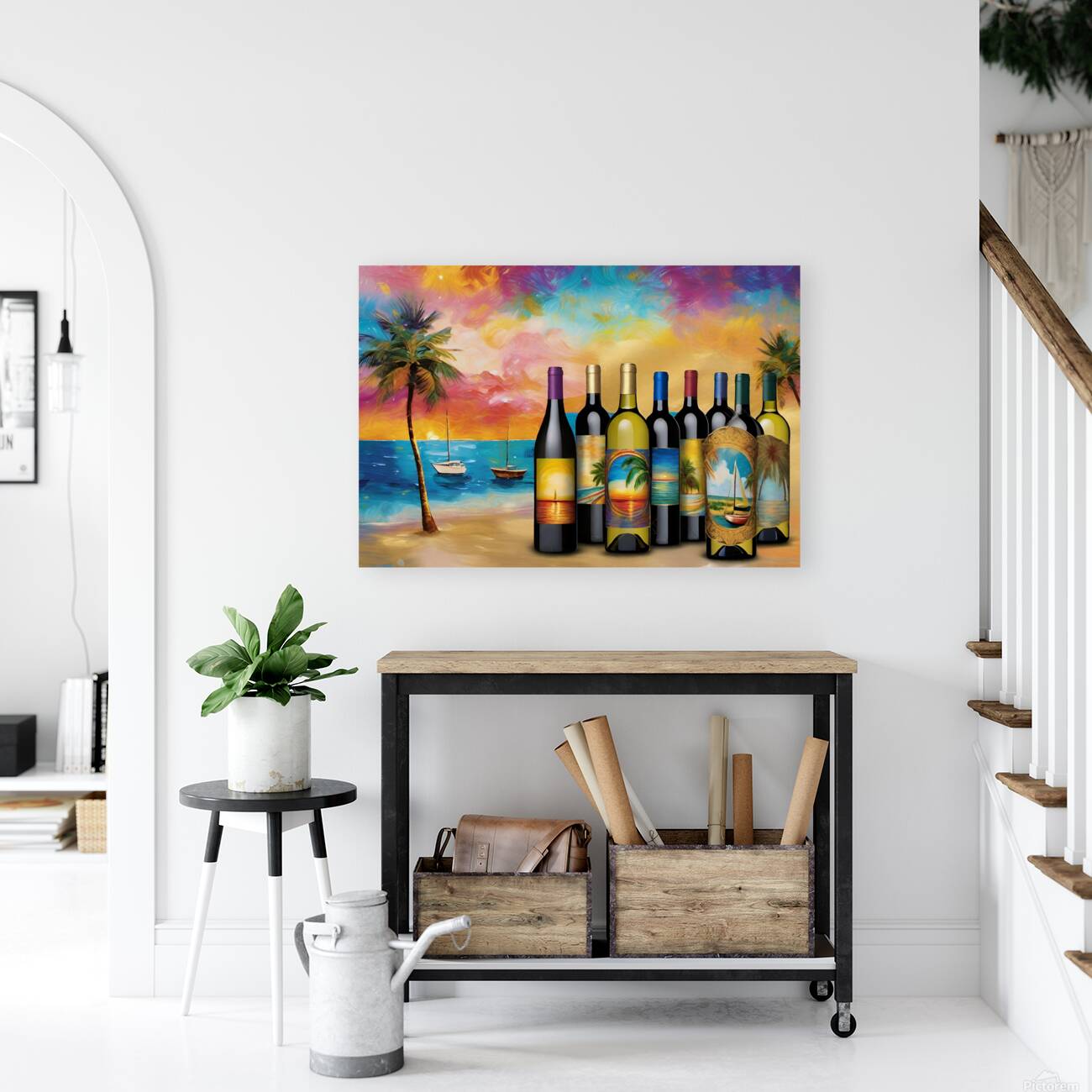 Tough Life On Naples Beach Reproduction