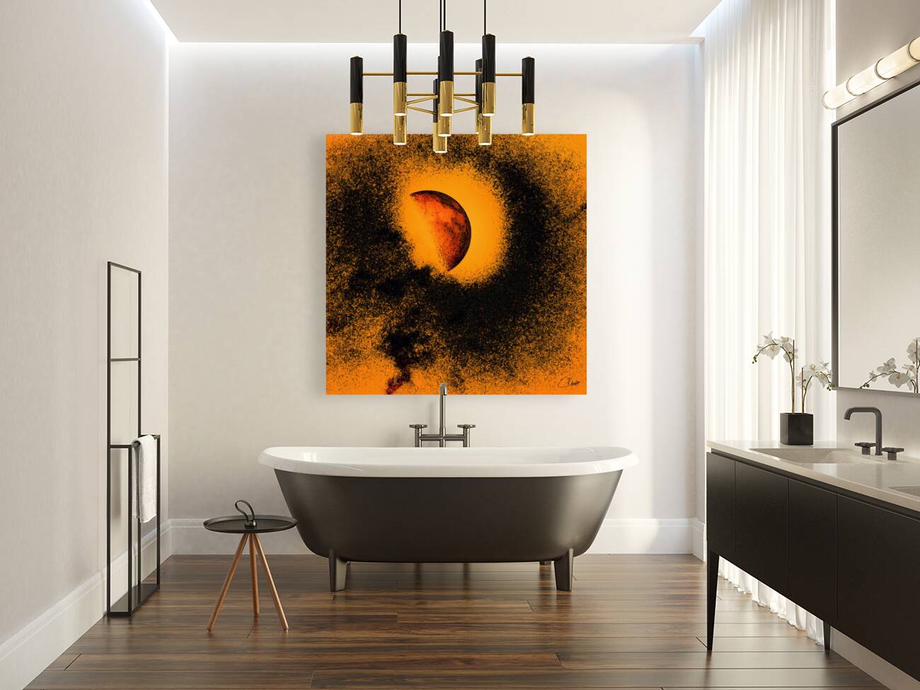  Disintegrating Moon in Stark 2 Reproduction