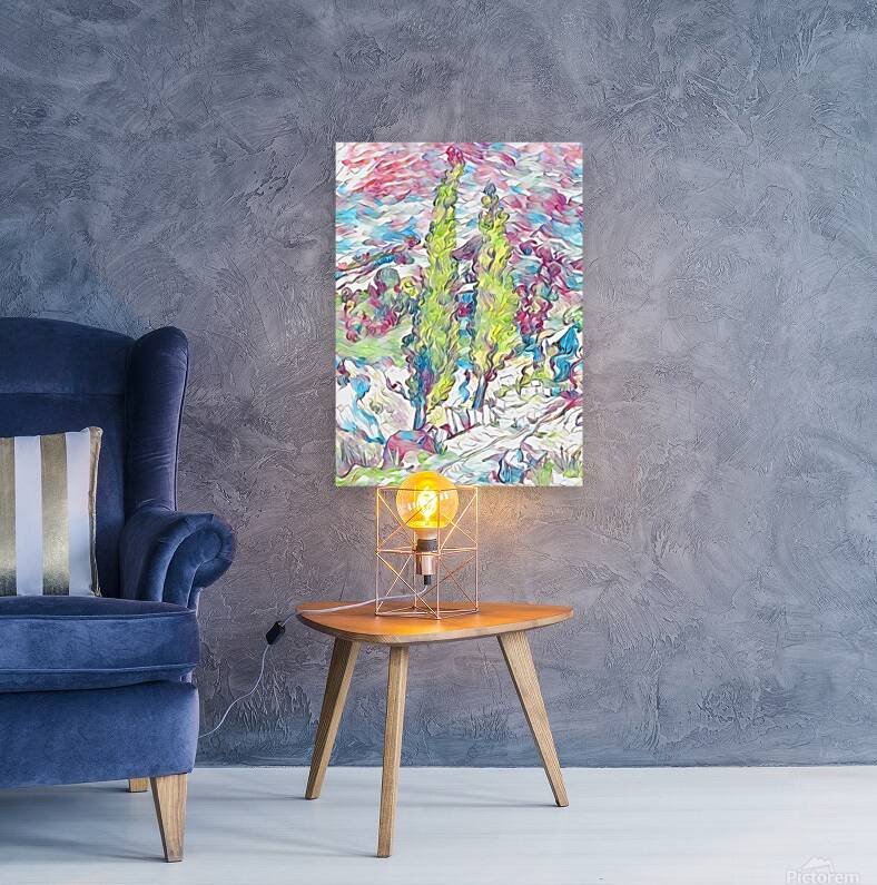 van gogh dig watercolor Reproduction