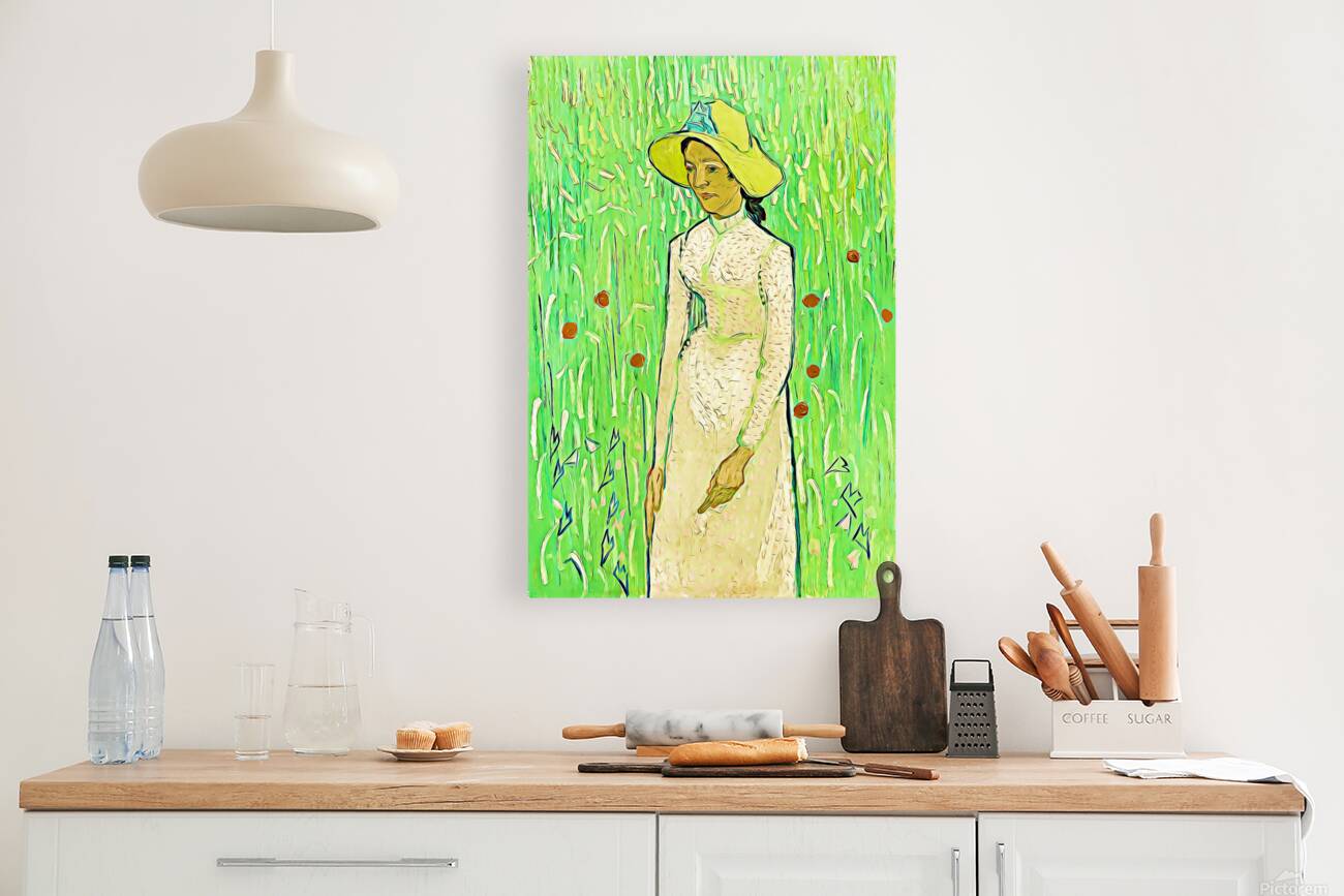 van gogh 1890 girl in white digitized Reproduction