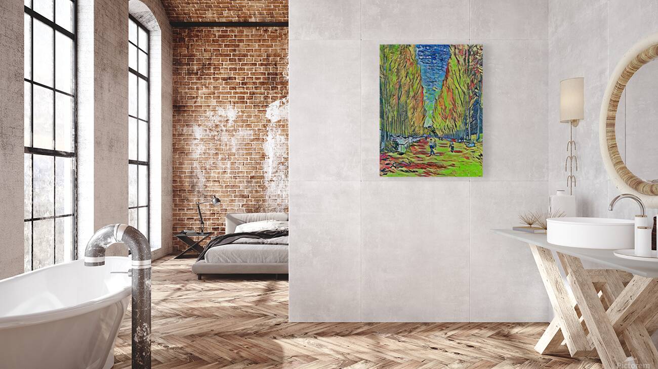 Van gogh lallee des alyscamps 5 Reproduction