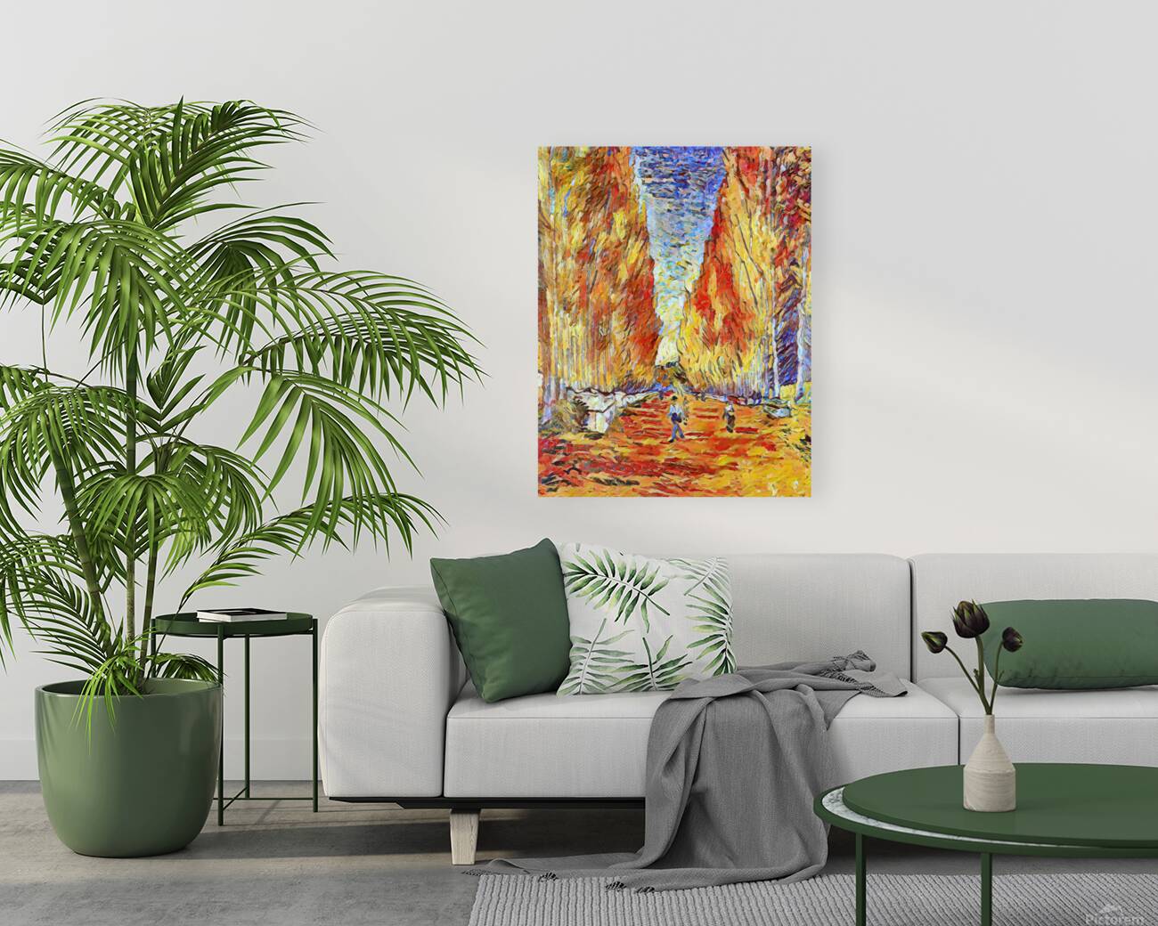 Van gogh lallee des alyscamps 6 Reproduction