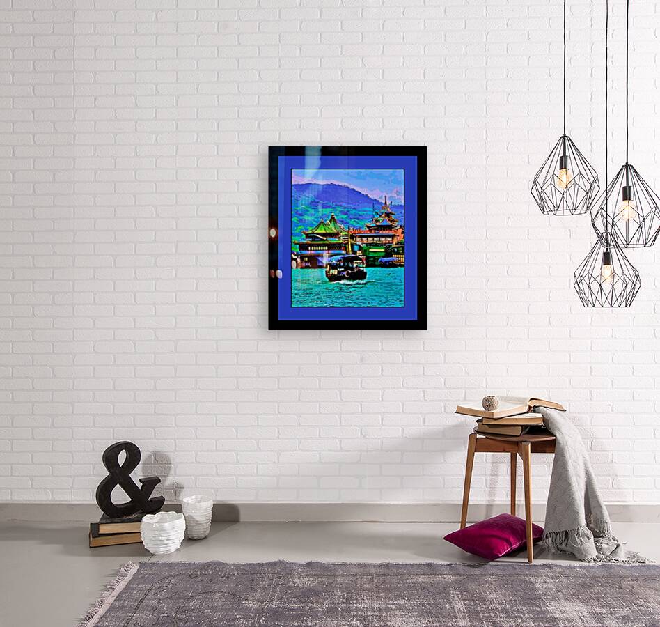 JUNK BOAT AT ABORDEEN HARBOUR   Reproduction