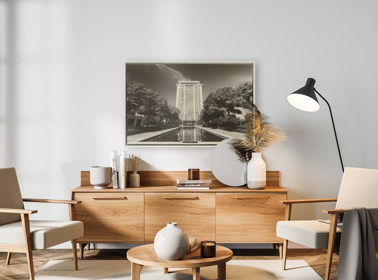 RSA Building Montgomery in Sepia Reproduction