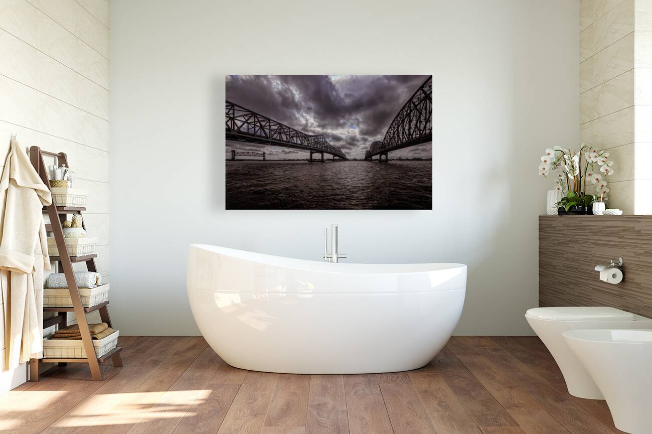 Long  Allen Bridge Morgan City Reproduction